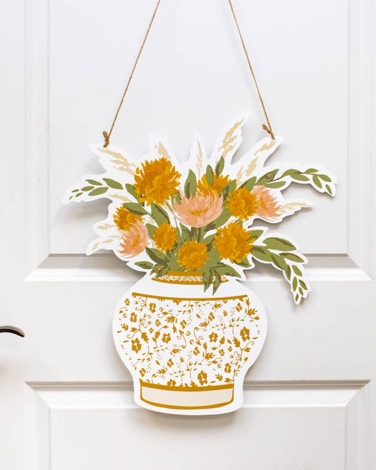 Fall Florals Door Hanger