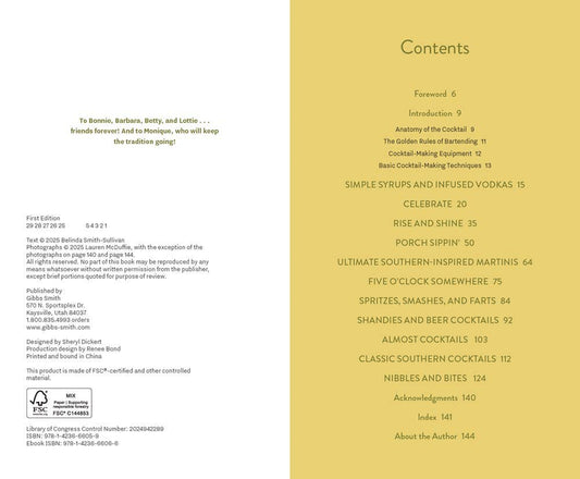 Cocktails, Southern Style: Pours, Drinks, Sips, and Bites