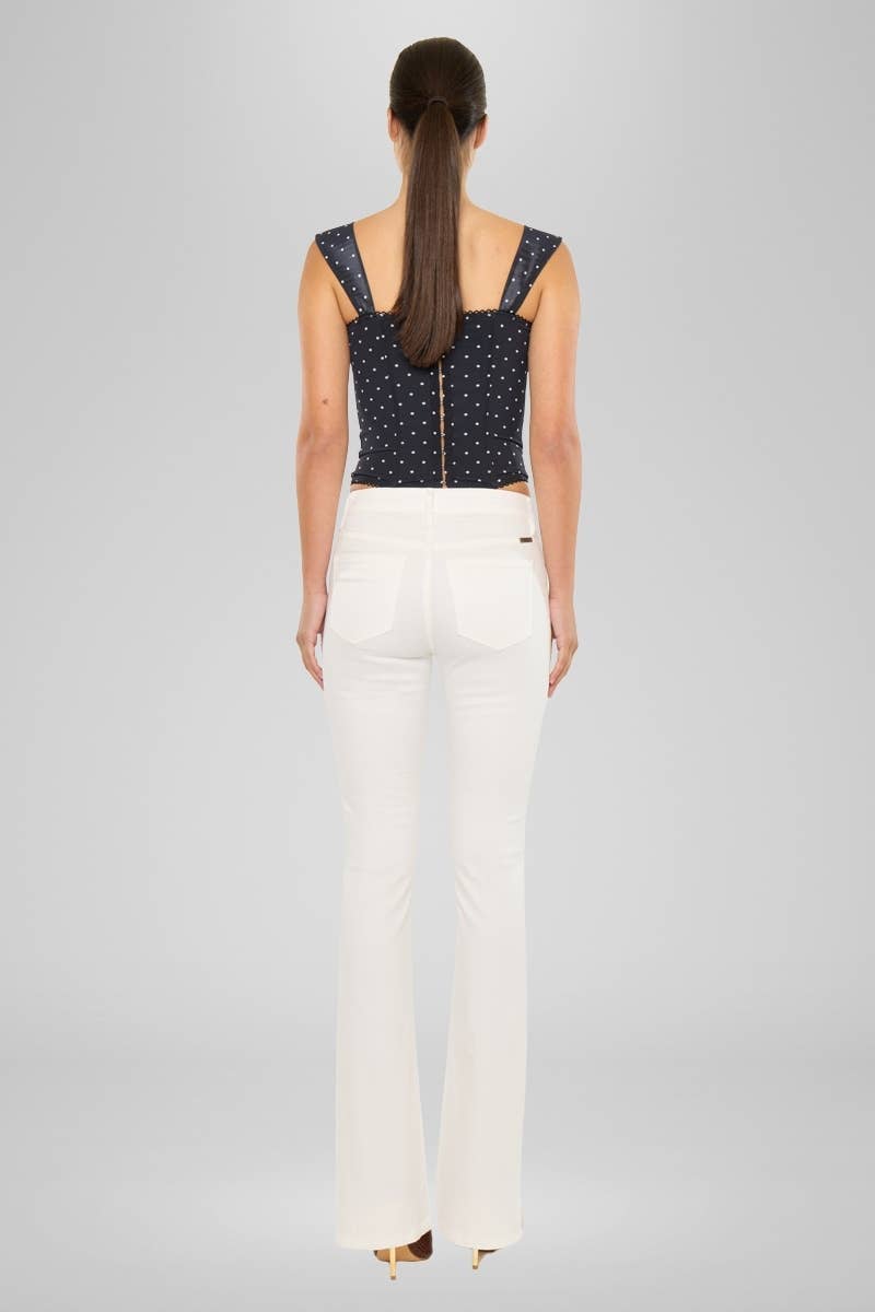 HIGH RISE SIDE SLIT BOOTCUT