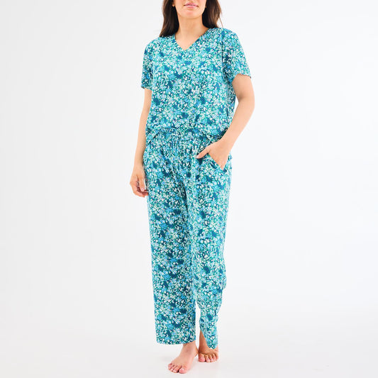 Women's Alli Pajama Pants Set | Day Dreaming Blue