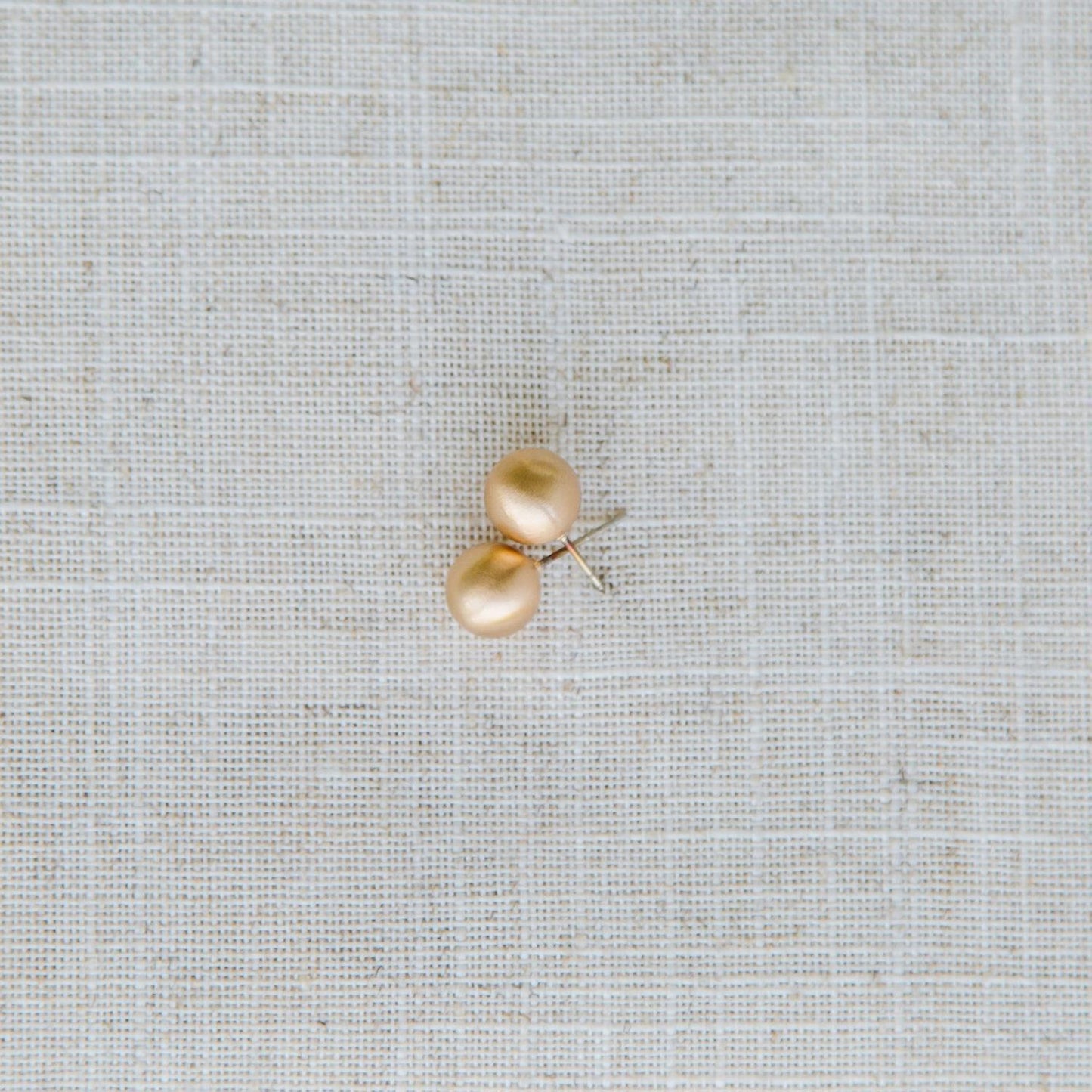 Earrings Grenada Brushed Gold Medium
