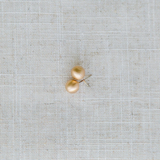 Earrings Grenada Brushed Gold Medium