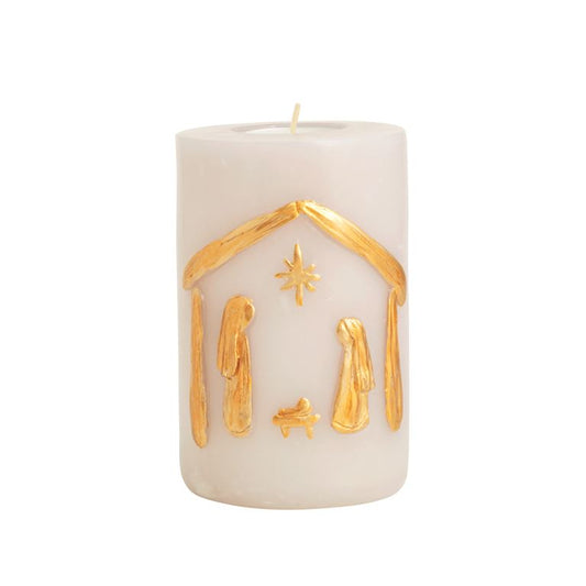 Nativity Gold Infini-Tea Candle Set