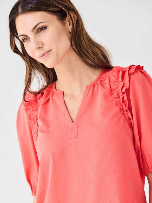 Skylar Top | Coral