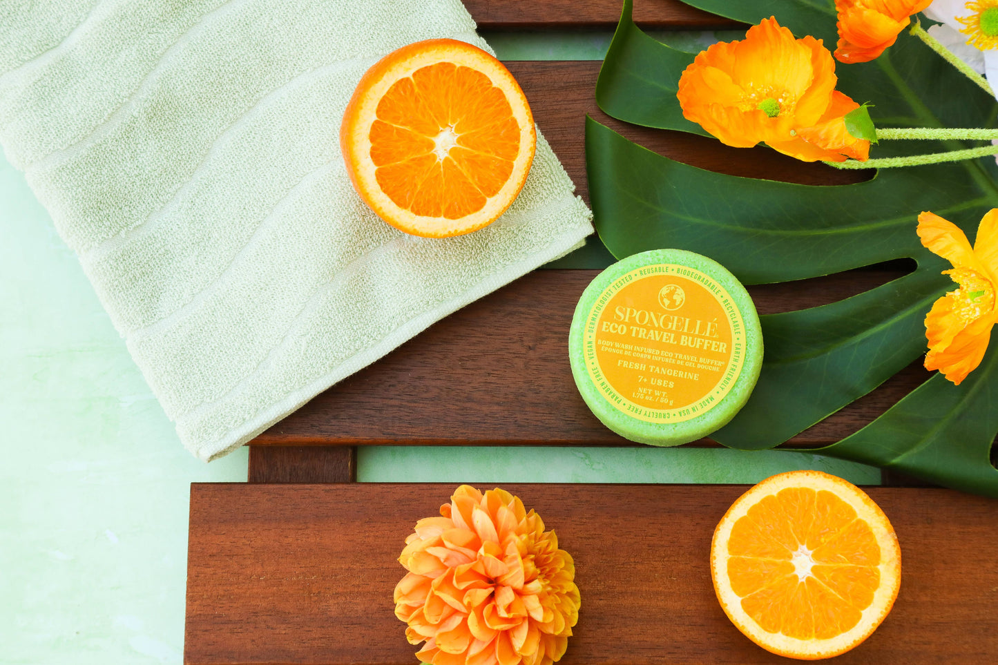 Fresh Tangerine Eco Travel Buffer