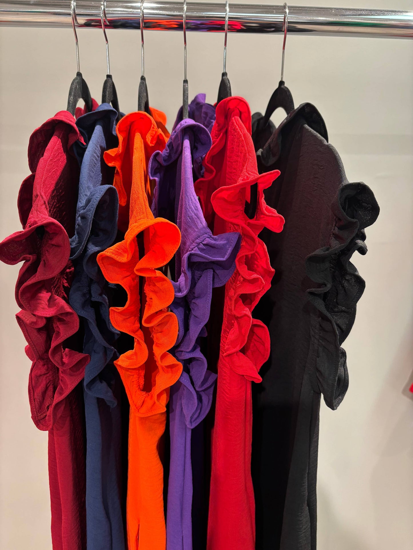 Avery Ruffle Button Down Dress