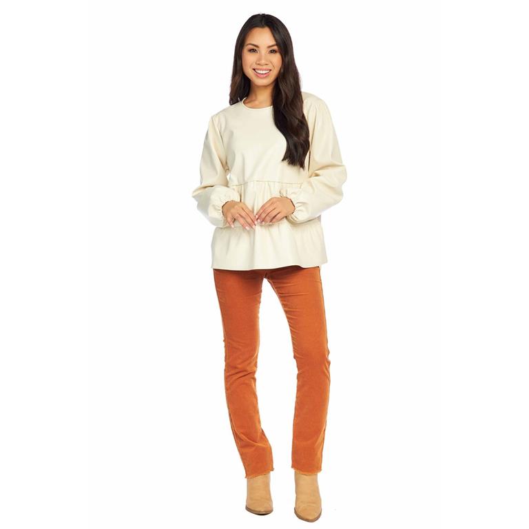 Cream Lovie Top