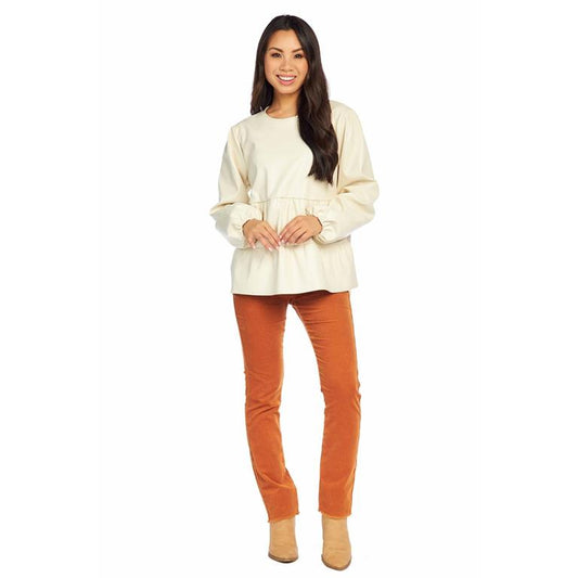 Cream Lovie Top