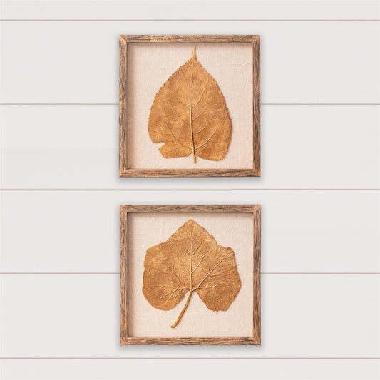 Wall Hanging - Golden Leaf