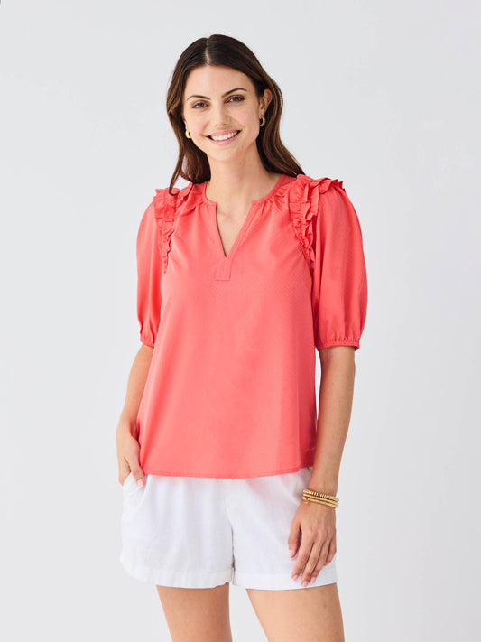 Skylar Top | Coral