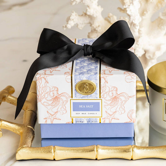 Sea Salt 3-Wick Boxed Soy Wax Candle