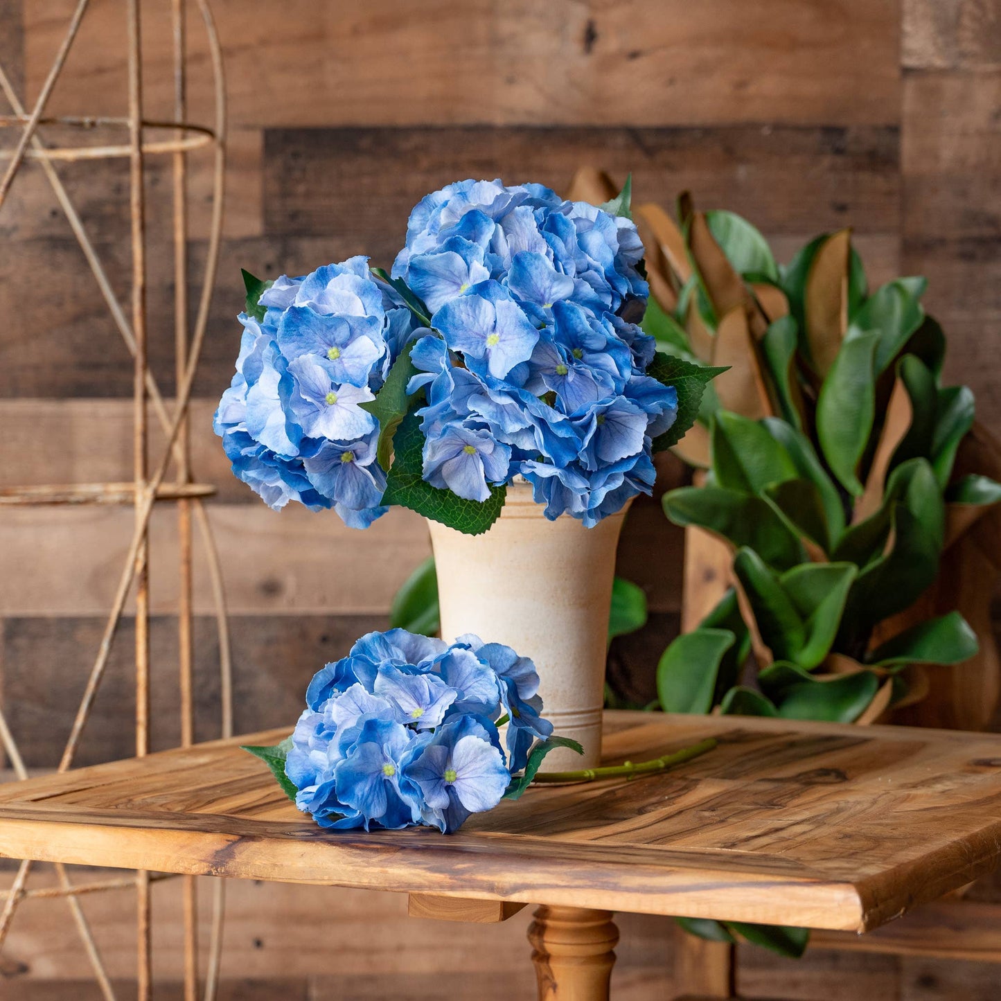 Real Touch Hydrangea - 14 Inch - Blue