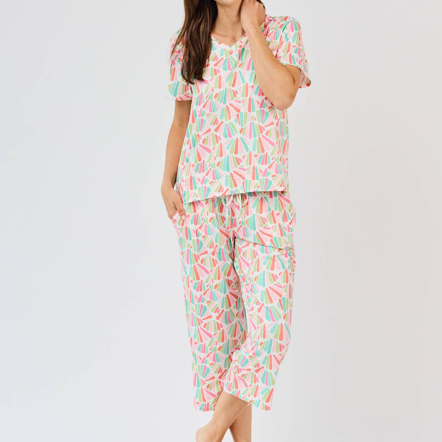 Cropped Pant Set Alli Calypso Bet Mlt