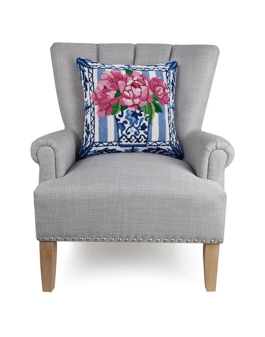 Pretty Petals Hook Pillow - Sally Eckman Roberts